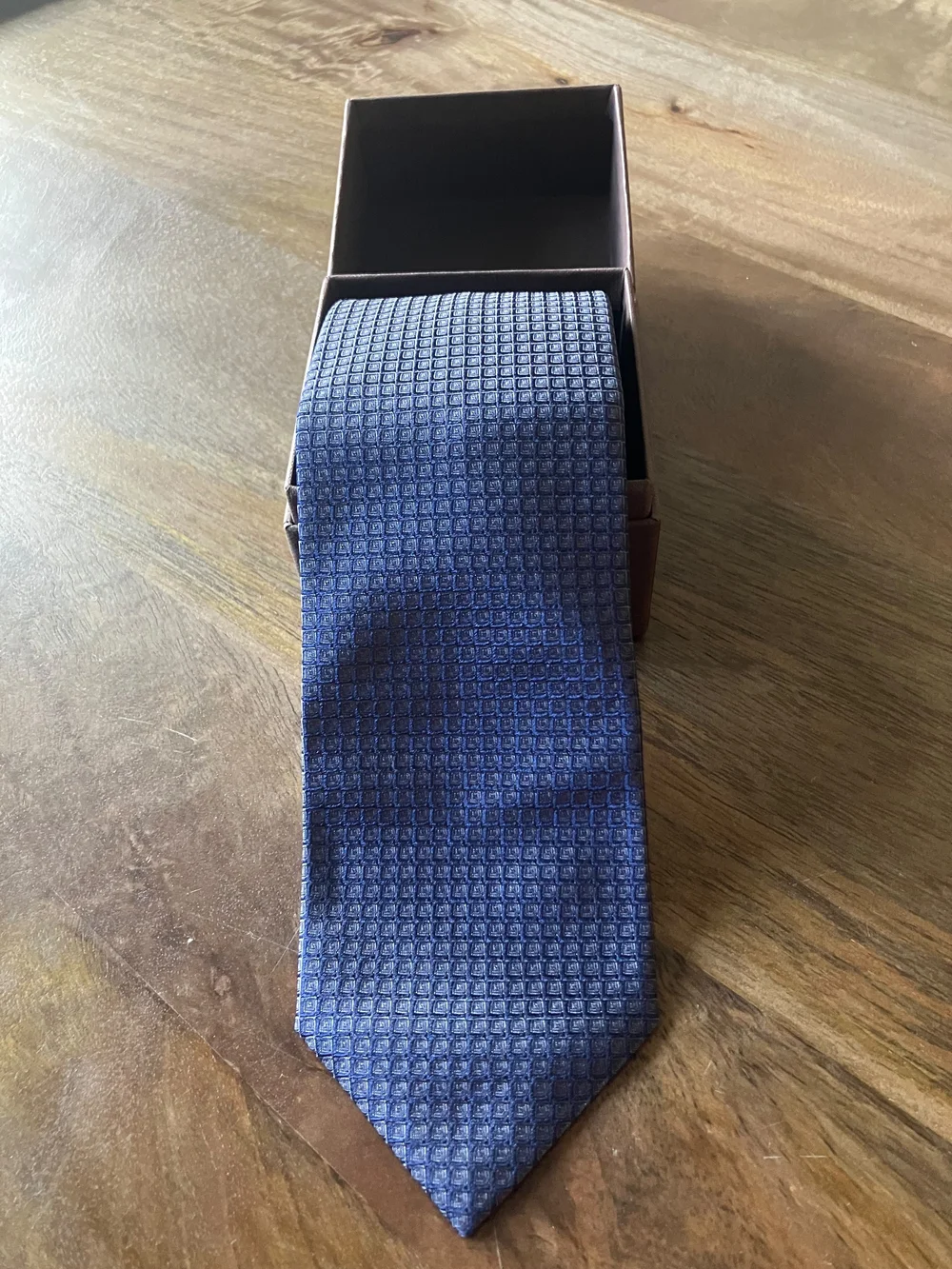Patek Philippe Men's Textured Silk Tie in Dark Brown